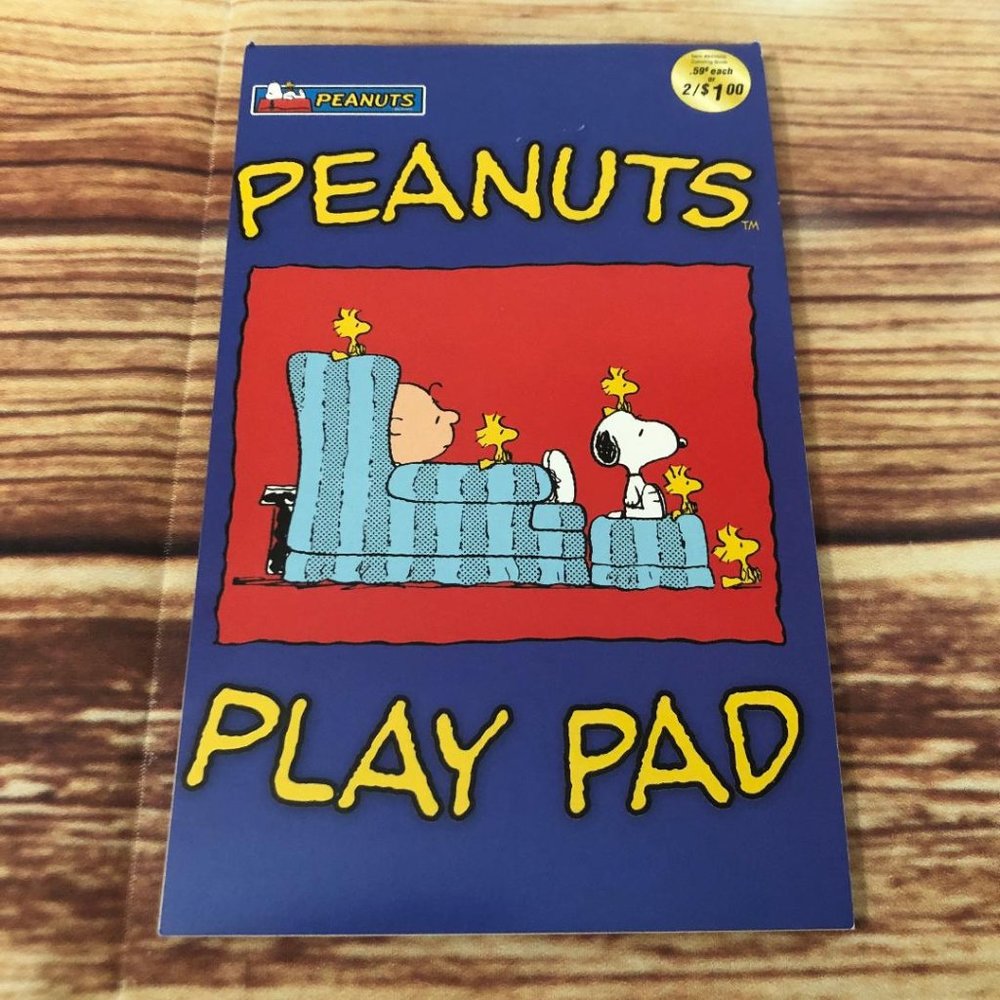 PEANUTS PLAY PADS - Coloring-Mazes-Puzzles - BRAND NEW Snoopy